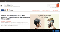 Desktop Screenshot of euroinfosicilia.it